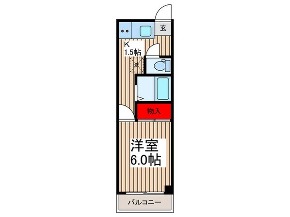 コーポイマイの物件間取画像